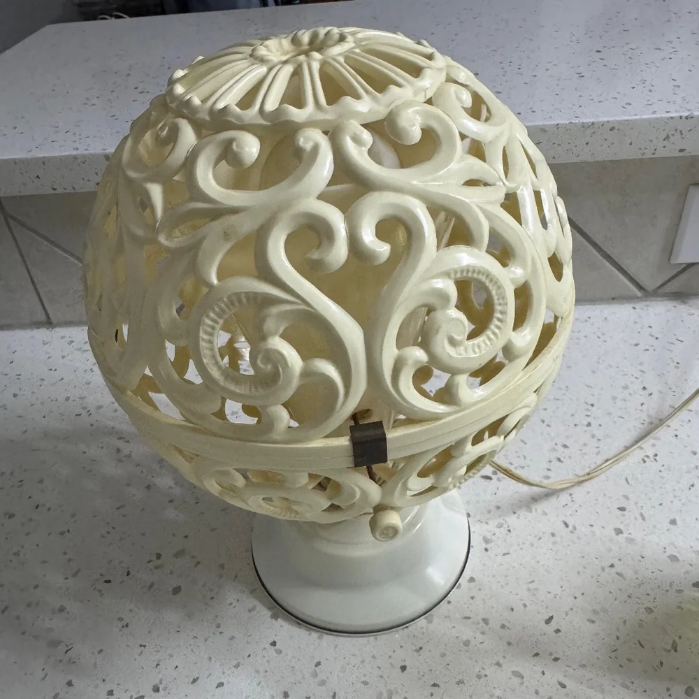 Mid Century Globe Lamp